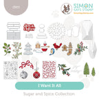 Simon Says Stamp Sugar And Spice Collection I Want It All Stand-Alone Dies set1080sa