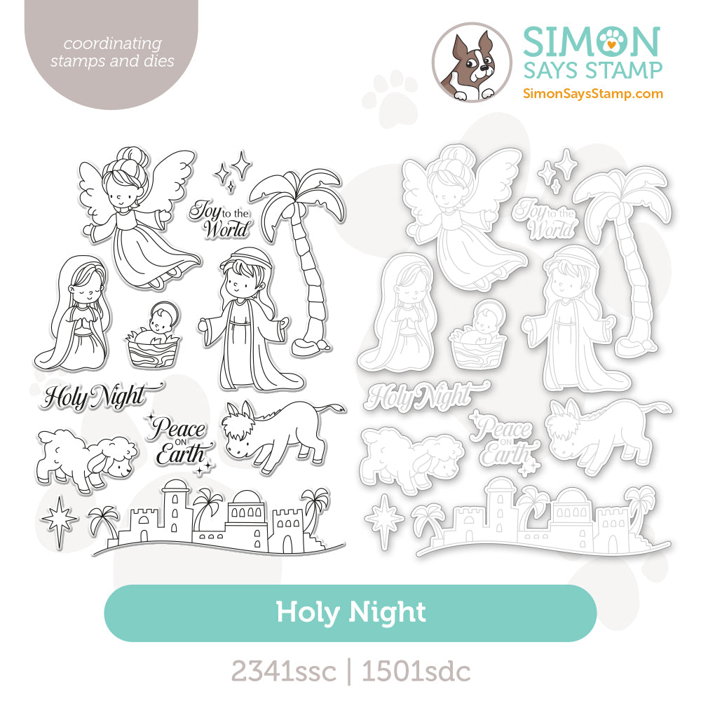Simon Says Stamps and Dies Holy Night set1090hn And Everything Nice