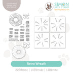 Simon Says Stamps Dies and Stencils Retro Wreath set1098rw And Everything Nice