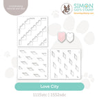 Simon Says Stencils And Dies Love City set1135lc Heart to Heart