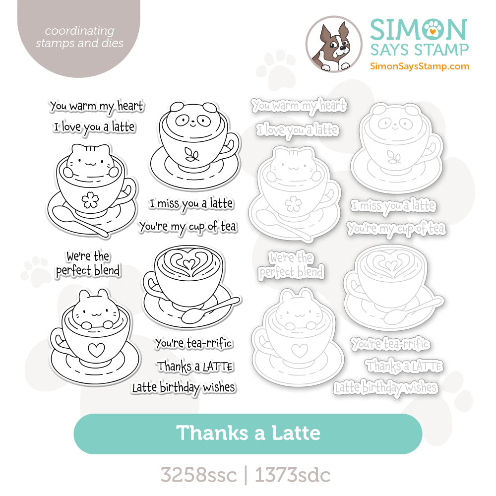 Simon Says Stamps and Dies Thanks A Latte set1199tl In My Heart