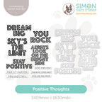 Simon Says Stamps and Dies Positive Thoughts set1301pt Every Happiness