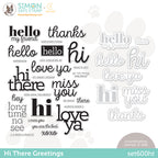 CZ Design Stamps and Dies Hi There Greetings