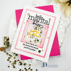 Golden Wedding Rings Card | color-code:ALT06