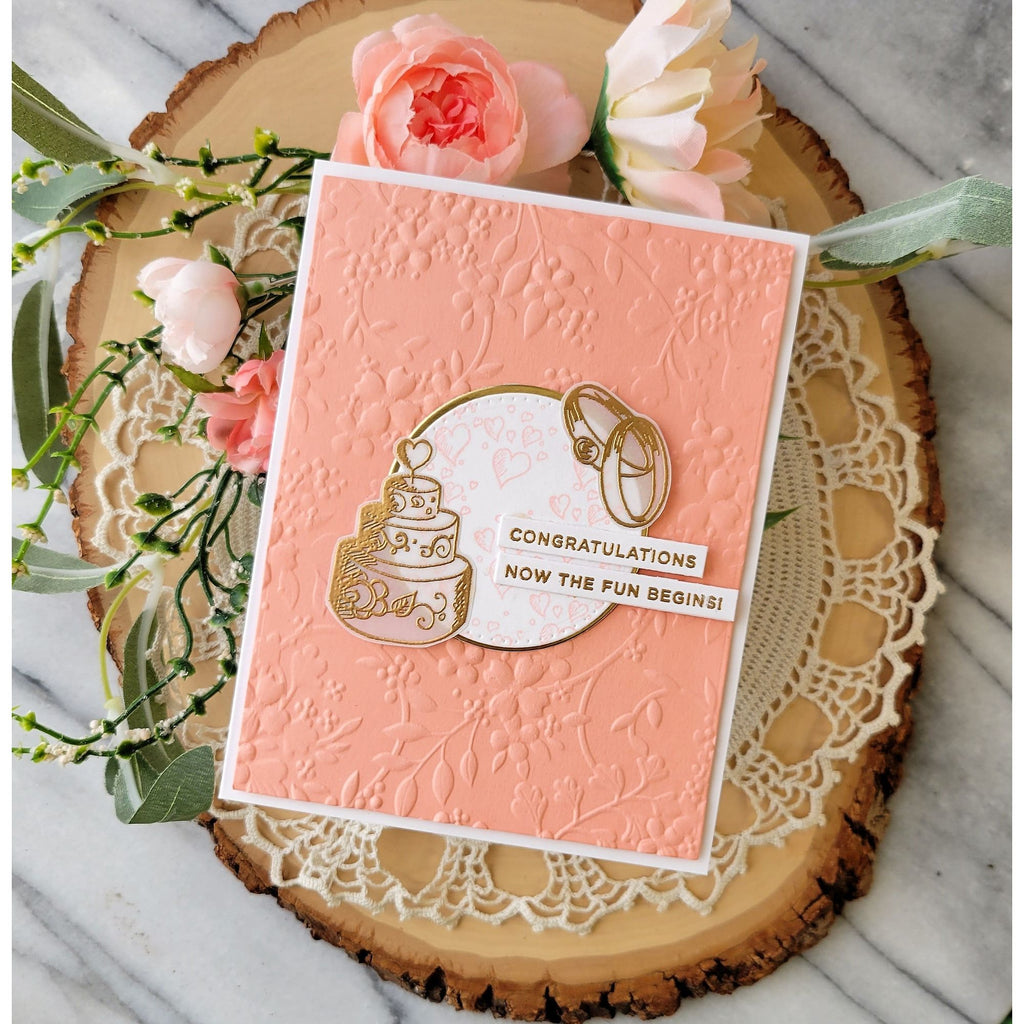 Peachy Wedding Card | color-code:ALT07