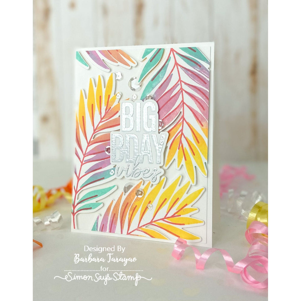 Bold Birthday Fronds Card | color-code:ALT03