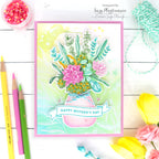 Simon Says Stamps and Dies Mother's Day Bouquet set617md Mother's Day Card | color-code:ALT01