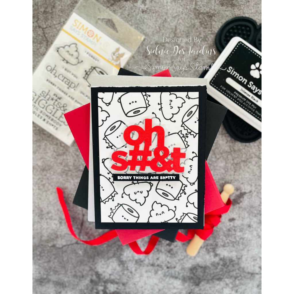 CZ Design Stamps and Dies Giggles And set626ga Potty Humor Card | color-code:ALT03