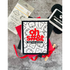 CZ Design Stamps and Dies Giggles And set626ga Potty Humor Card | color-code:ALT03