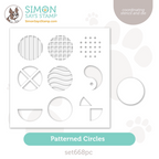 Simon Says Stencil And Die Patterned Circles set668pc Stamptember