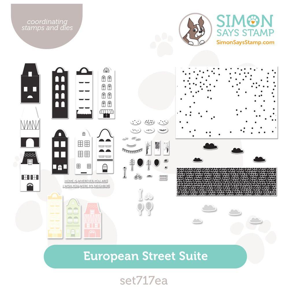 Simon Says Stamps And Dies European Street Full Set Smitten
