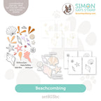 Simon Says Stamps Dies and Foil Cards Beachcombing set803bc Sunny Vibes