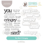 CZ Design Stamps And Dies Cringey set853sc Stamptember