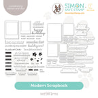 CZ Design Stamps And Dies Modern Scrapbook set981ms