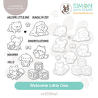 Simon Says Stamps and Dies Welcome Little One set986wl Moments in Time