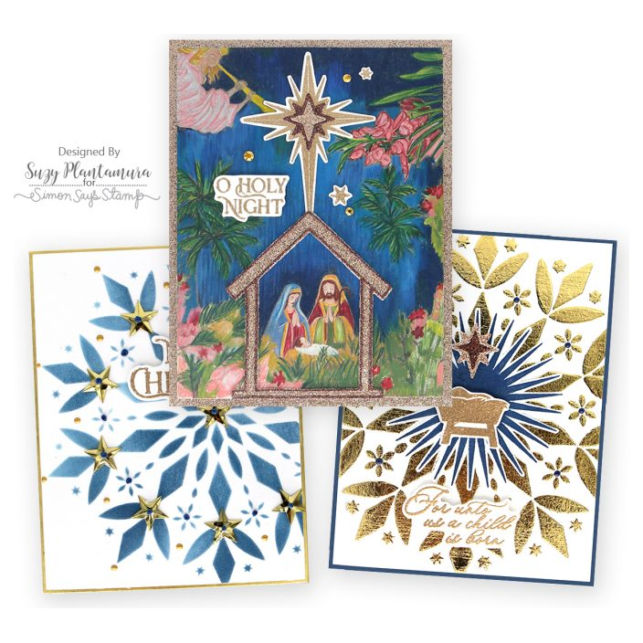 PREORDER Simon Says Stamps And Dies Hark The Newborn King set692hn Christmas Cards | color-code:ALT01