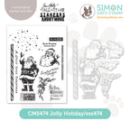 Tim Holtz Jolly Holiday Stamps with Simon Says Stamp Dies Bundle setjh24