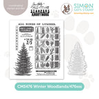 Tim Holtz Winter Woodlands Stamps with Simon Says Stamp Dies Bundle setww24