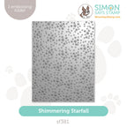 Simon Says Stamp Embossing Folder Shimmering Starfall sf381 Celebrate