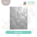 Simon Says Stamp Embossing Folder Mod Forest sf493 STAMPtember
