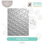 Simon Says Stamp Embossing Folder Playful Bunny sfd383