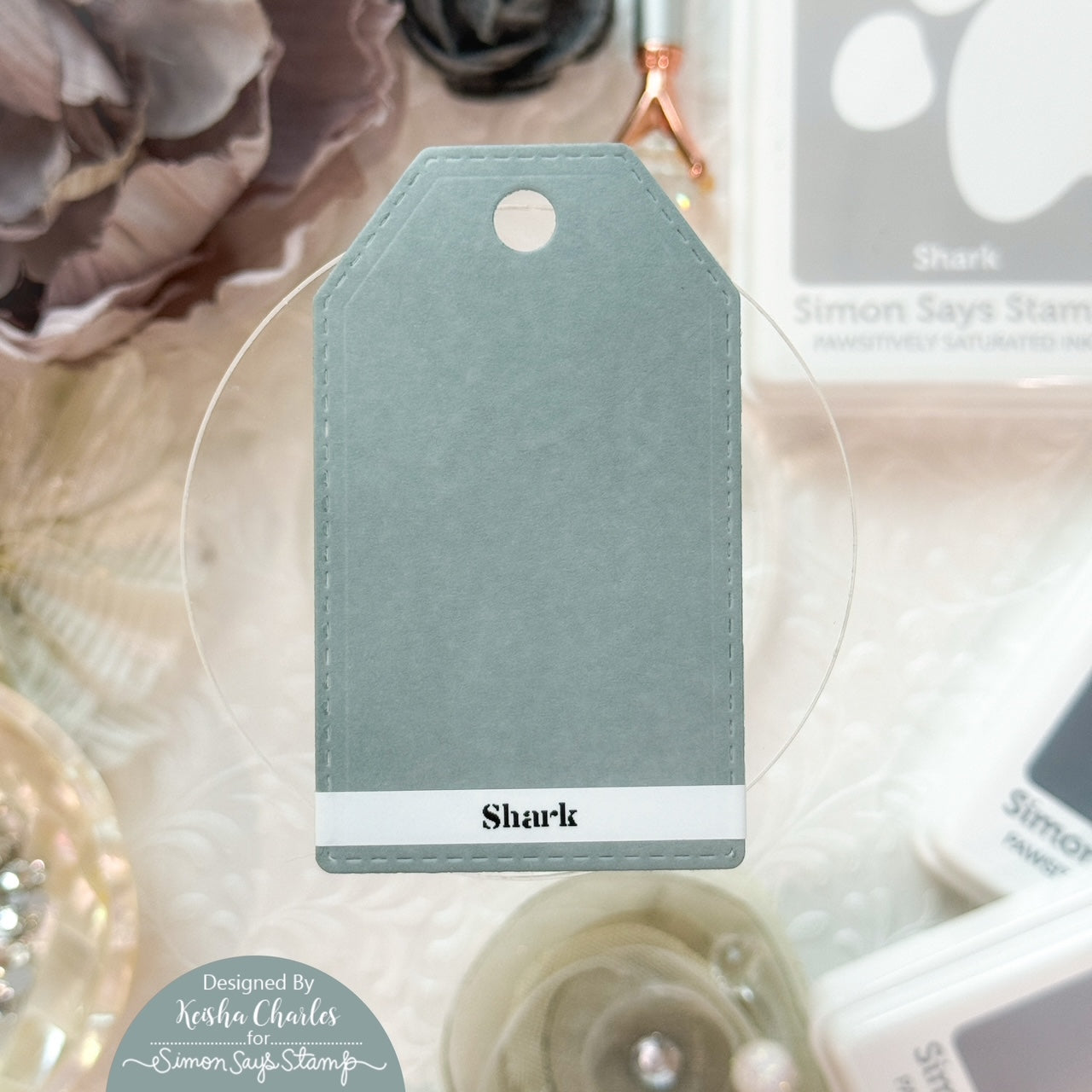 Simon Says Stamp Pawsitively Saturated Ink and Re-inker Set Shark ink97set Sugar and Spice