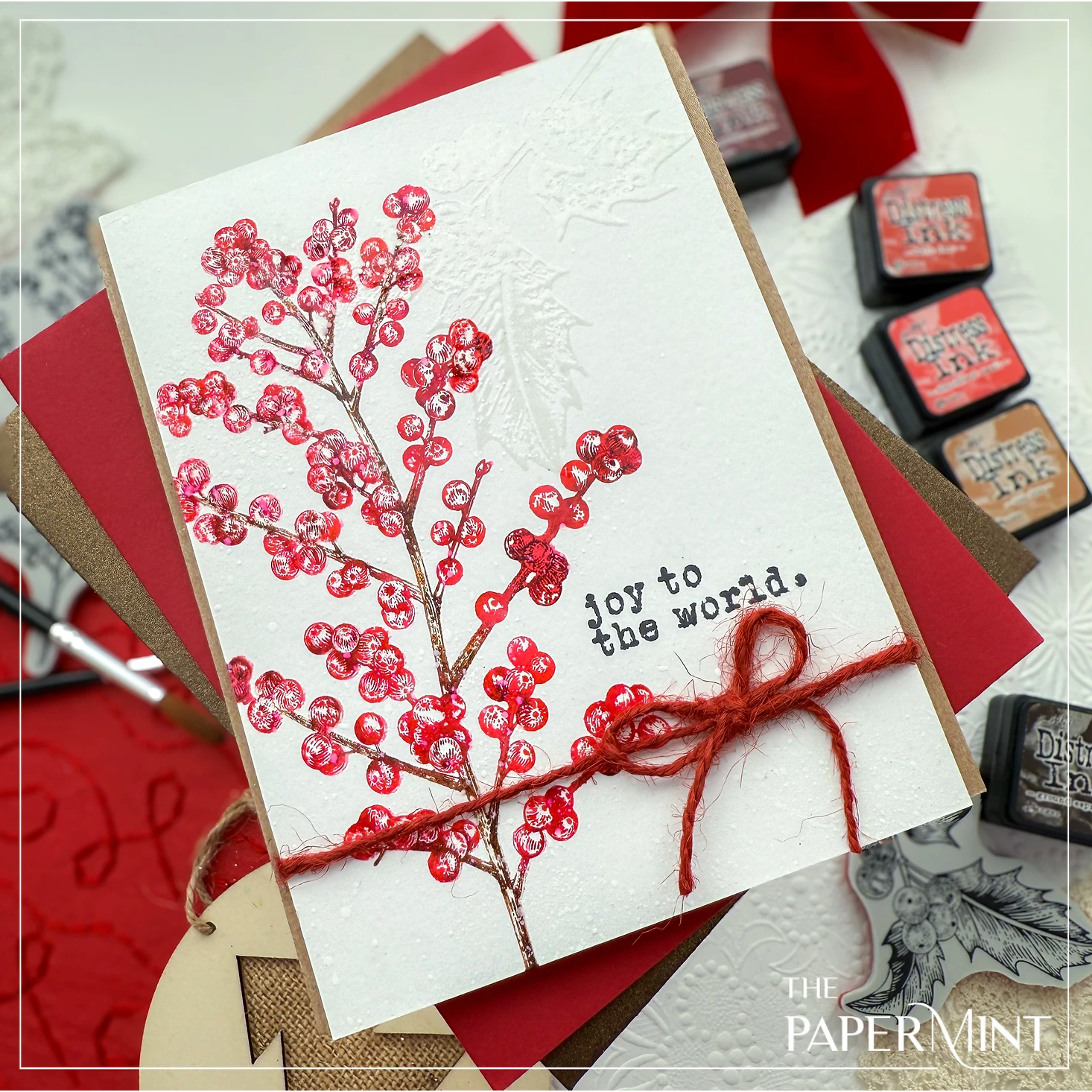 Tim Holtz Distress Mini Ink Pad Lumberjack Plaid Ranger tdp82460 Forest Floor Cards | color-code:ALT01