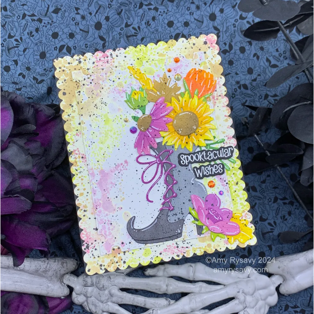 Honey Bee WAX MELTING SPOON hbtl-mltspn Spooktacular Wishes Card | color-code:ALT02