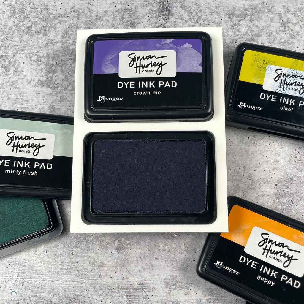 The Ink Stand White Small Rectangle issmrec Simon Hurley Ink Pad compatible