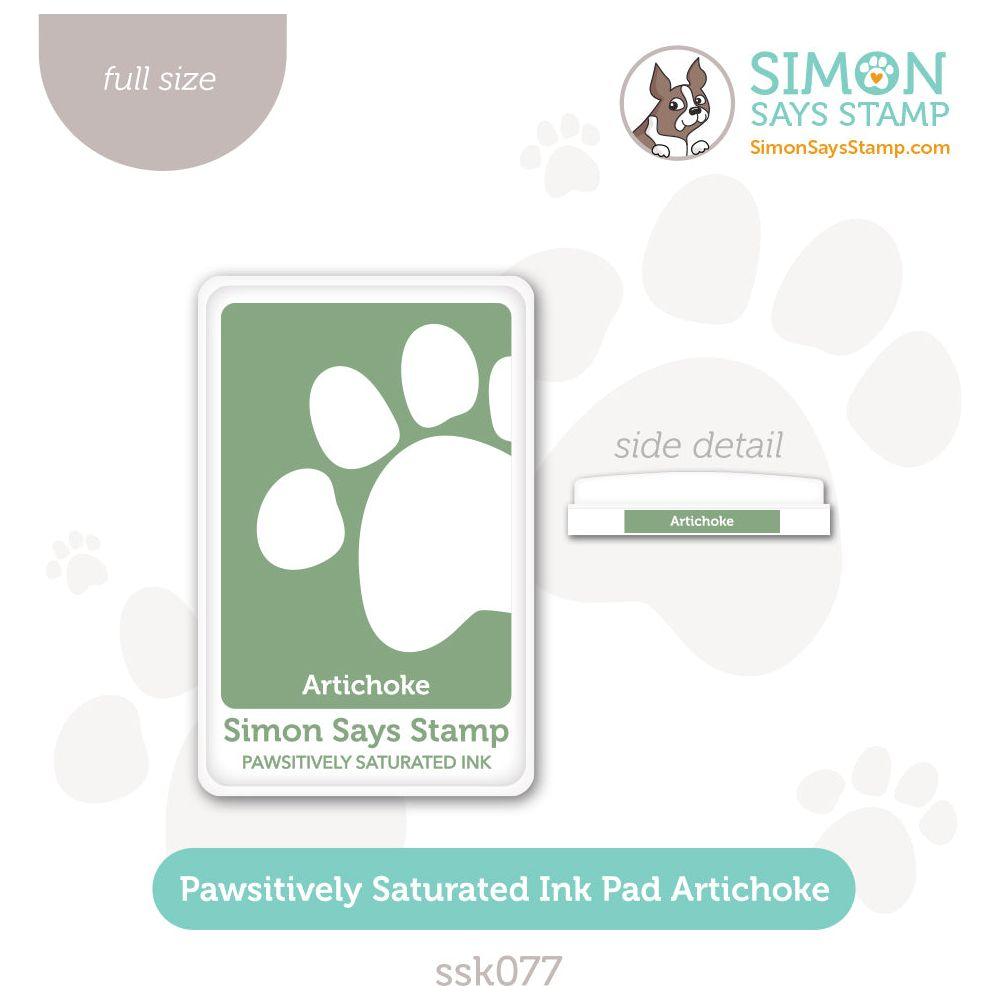 Simon Says Stamp Pawsitively Saturated Ink Pad Artichoke ssk077 All The Joy