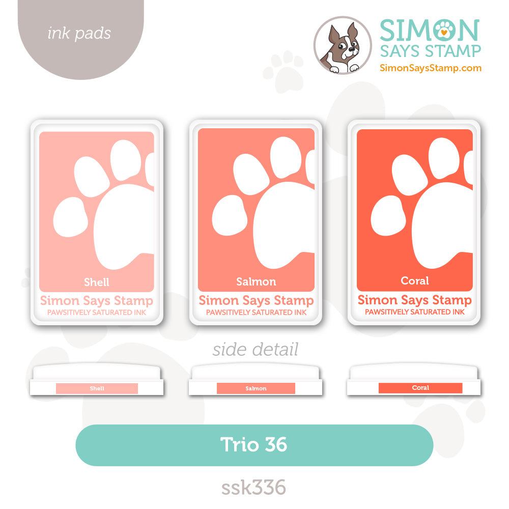 Simon Says Stamp Pawsitively Saturated Ink Trio 36 And Everything Nice