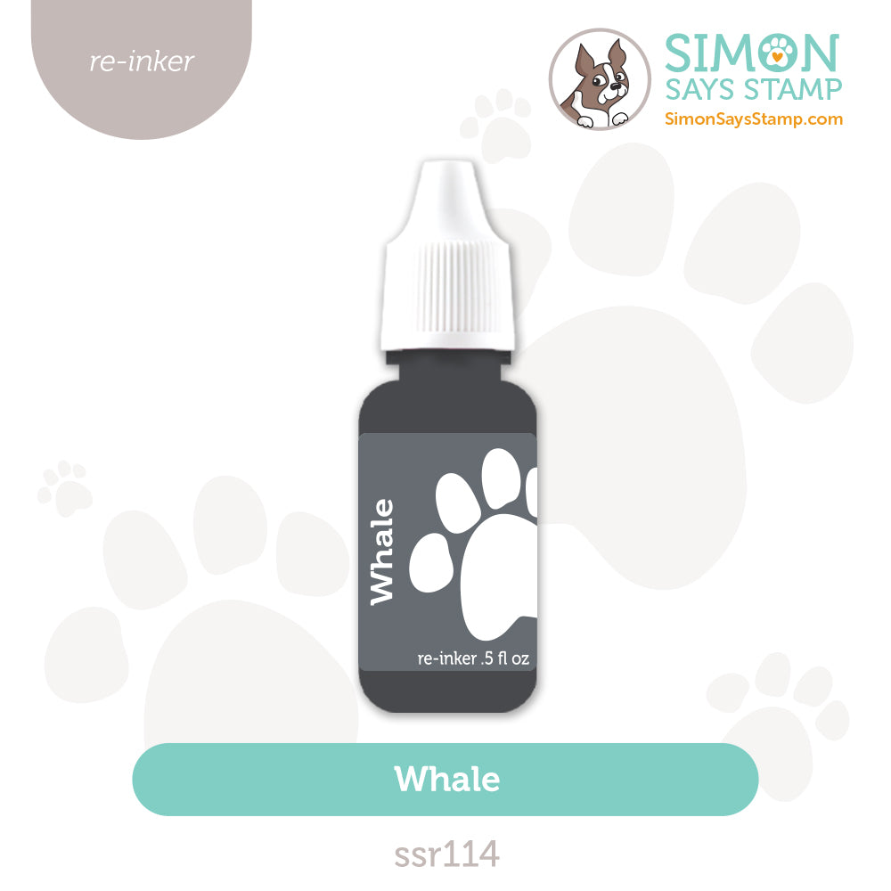 Simon Says Stamp Pawsitively Saturated Re-inker Whale ssr114 Sugar And Spice