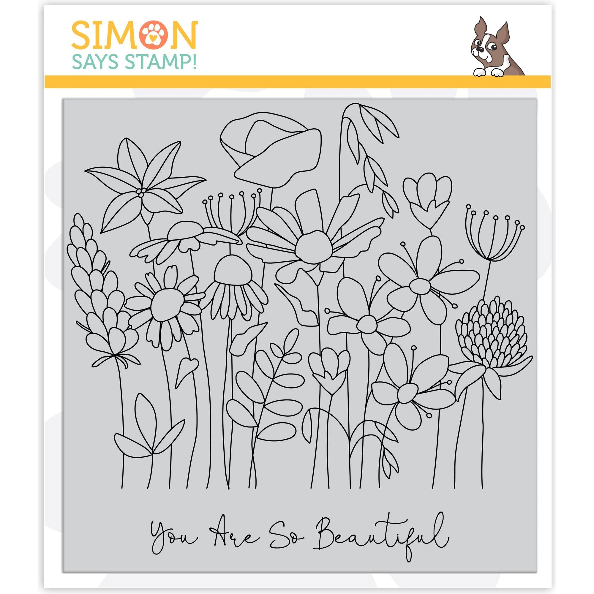 Simon Says Cling Stamp SO BEAUTIFUL sss102137