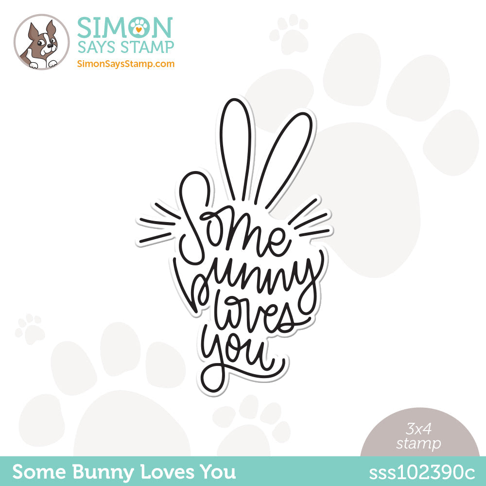Simon Says Clear Stamps SOME BUNNY LOVES YOU sss102390c