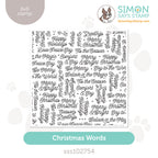 Simon Says Clear Stamp Christmas Words sss102754 Season Of Wonder