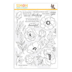 Simon Says Clear Stamps DELICATE FLOWERS sss201900 *