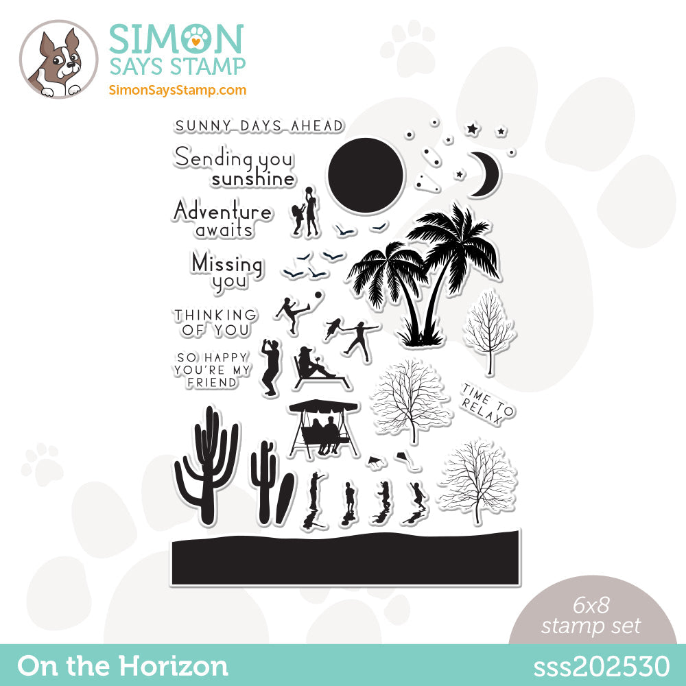 Simon Says Clear Stamps ON THE HORIZON sss202530 *