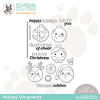 Simon Says Clear Stamps HOLIDAY ORNAMENTS sss202592c