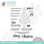 Simon Says Clear Stamps HEART OF CHRISTMAS sss302424c