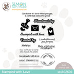 Simon Says Clear Stamps STAMPED WITH LOVE sss302606 Holiday Sparkle