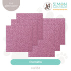 Simon Says Stamp Glitter Cardstock Clematis 6x6 sss334 Rain Or Shine