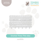 Simon Says Stamp Crochet Trims Thin Set Wafer Dies sss480b
