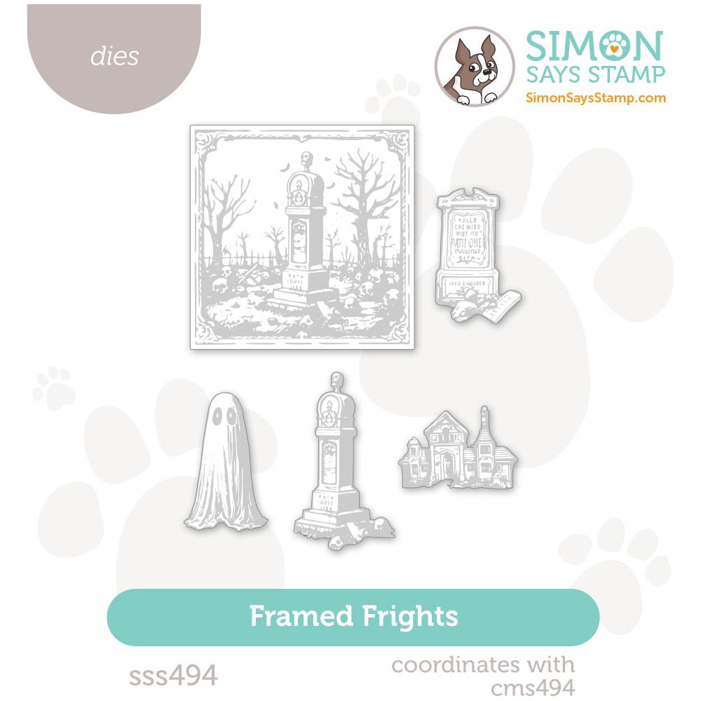 Simon Says Stamp Framed Frights Wafer Dies sss494