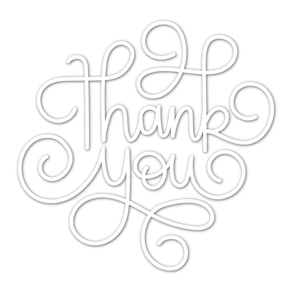 Simon Says Stamp Thank You Swirl Wafer Die sssd112018 *