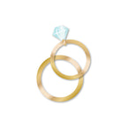 Simon Says Stamp Wedding Rings Wafer Dies sssd112097