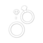 Simon Says Stamp Wedding Rings Wafer Dies sssd112097