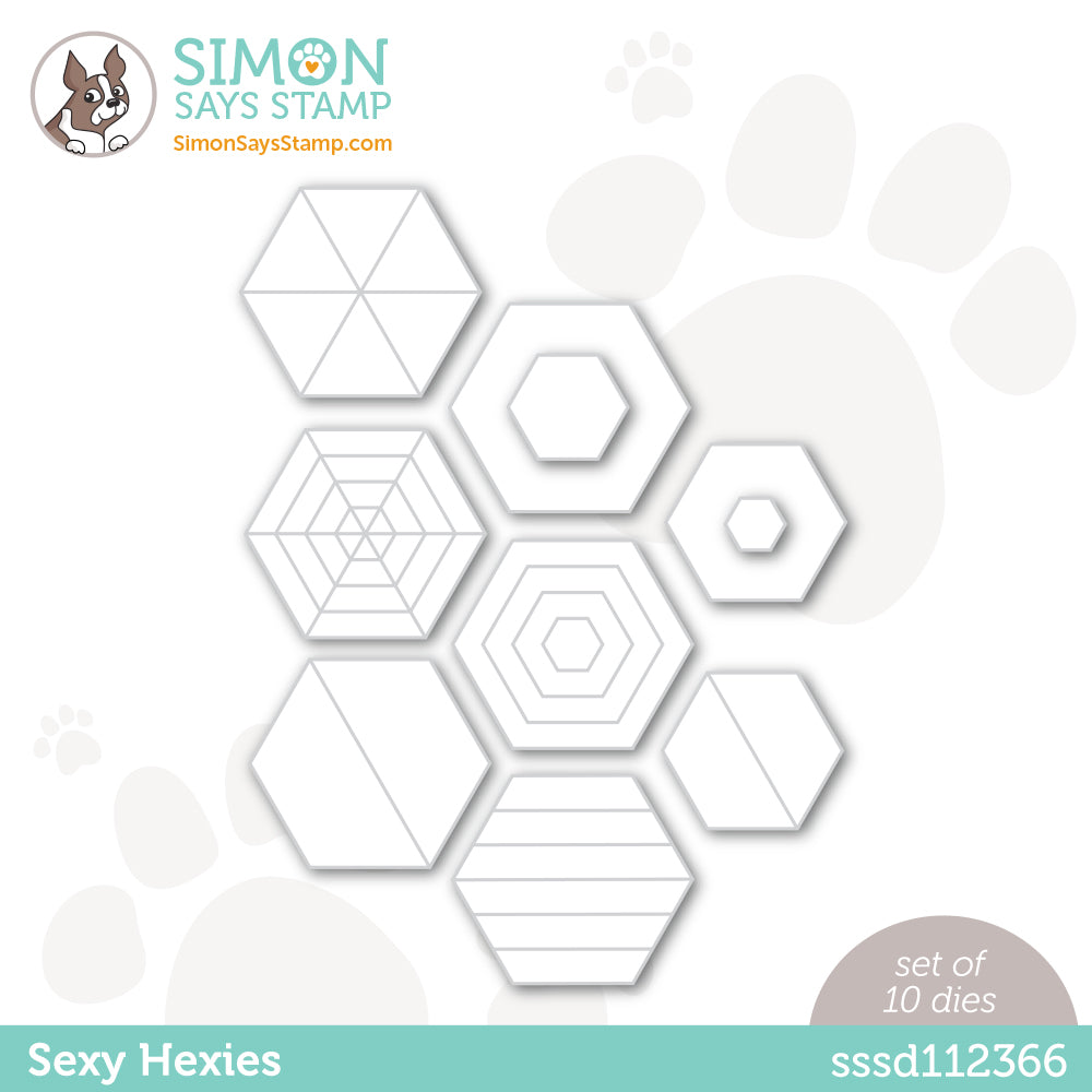 Simon Says Stamp SEXY HEXIES Wafer Dies sssd112366