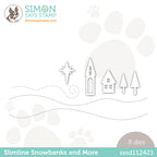 Simon Says Stamp Slimline Snowbanks Wafer Dies sssd112421