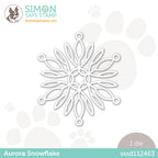 Simon Says Stamp AURORA SNOWFLAKE Wafer Die sssd112463