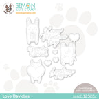 Simon Says Stamp LOVE DAY Wafer Dies sssd112522c